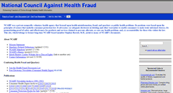 Desktop Screenshot of ncahf.org