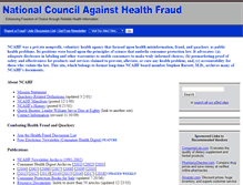 Tablet Screenshot of ncahf.org